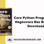 Core Python Programming Nageswara Rao Book PDF Download