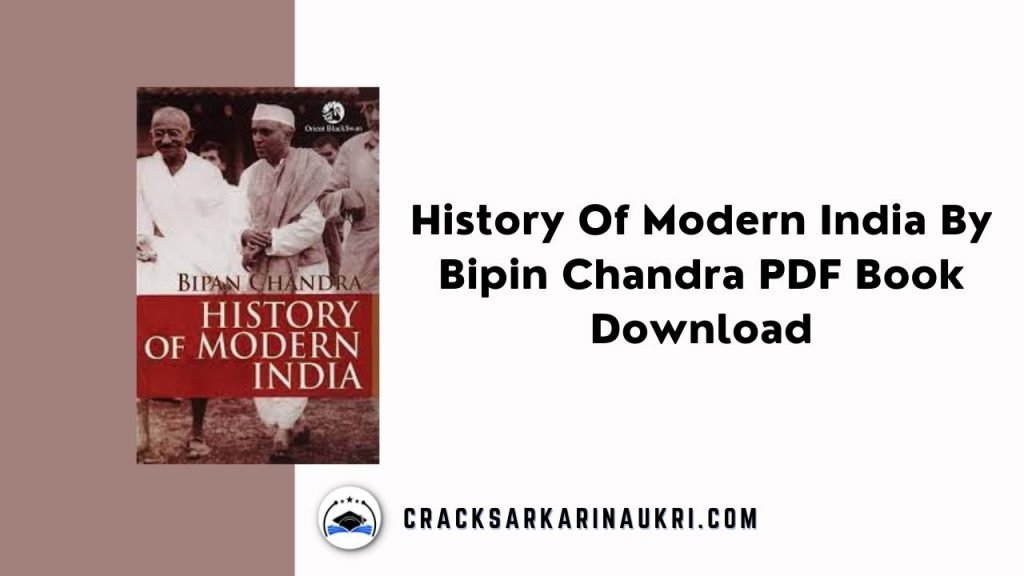 History Of Modern India By Bipin Chandra PDF Book Download In Hindi ...